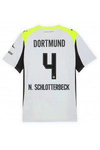 Borussia Dortmund Nico Schlotterbeck #4 Voetbaltruitje Uit tenue 2025-26 Korte Mouw